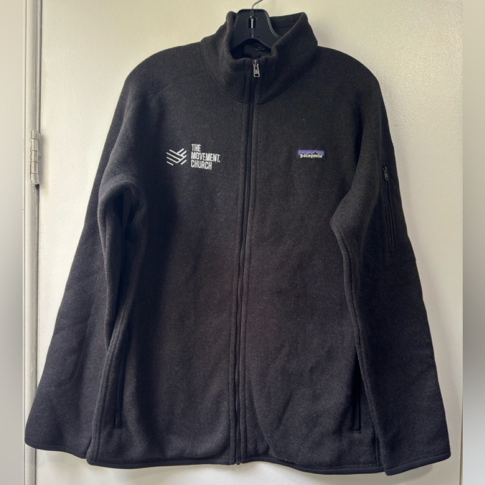 Patagonia Charcoal Full-Zip Fleece Jacket